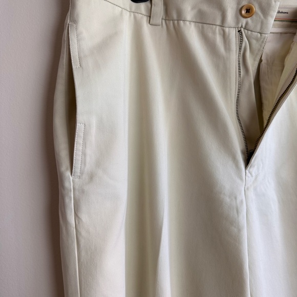 Tommy Bahama Men’s Cream Chino Relax Dress Work Pants, size 34 - Picture 4 of 11